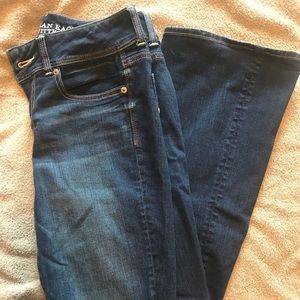 American eagle stretch kick boot size 6 jeans
